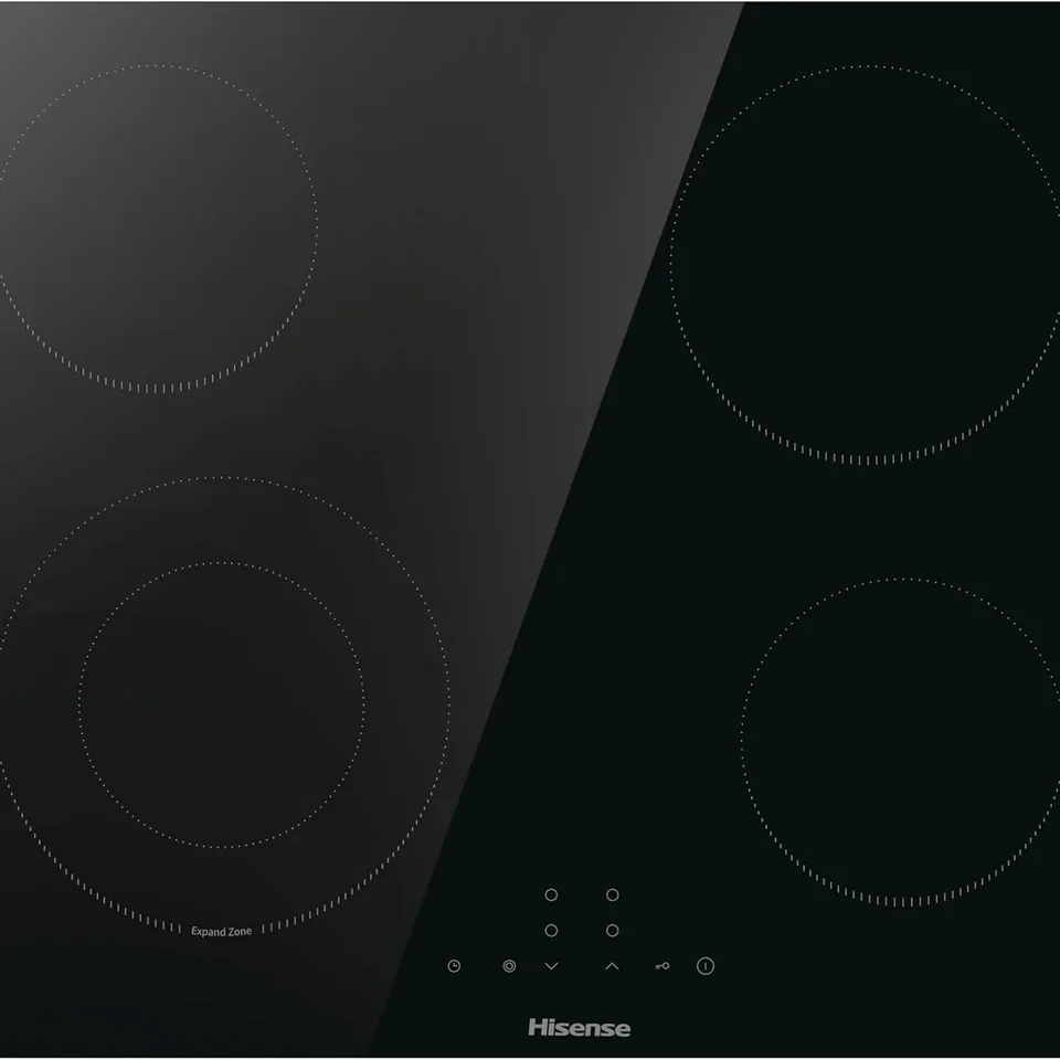 BOXED HISENSE E6422SC 60CM CERAMIC HOB - BLACK