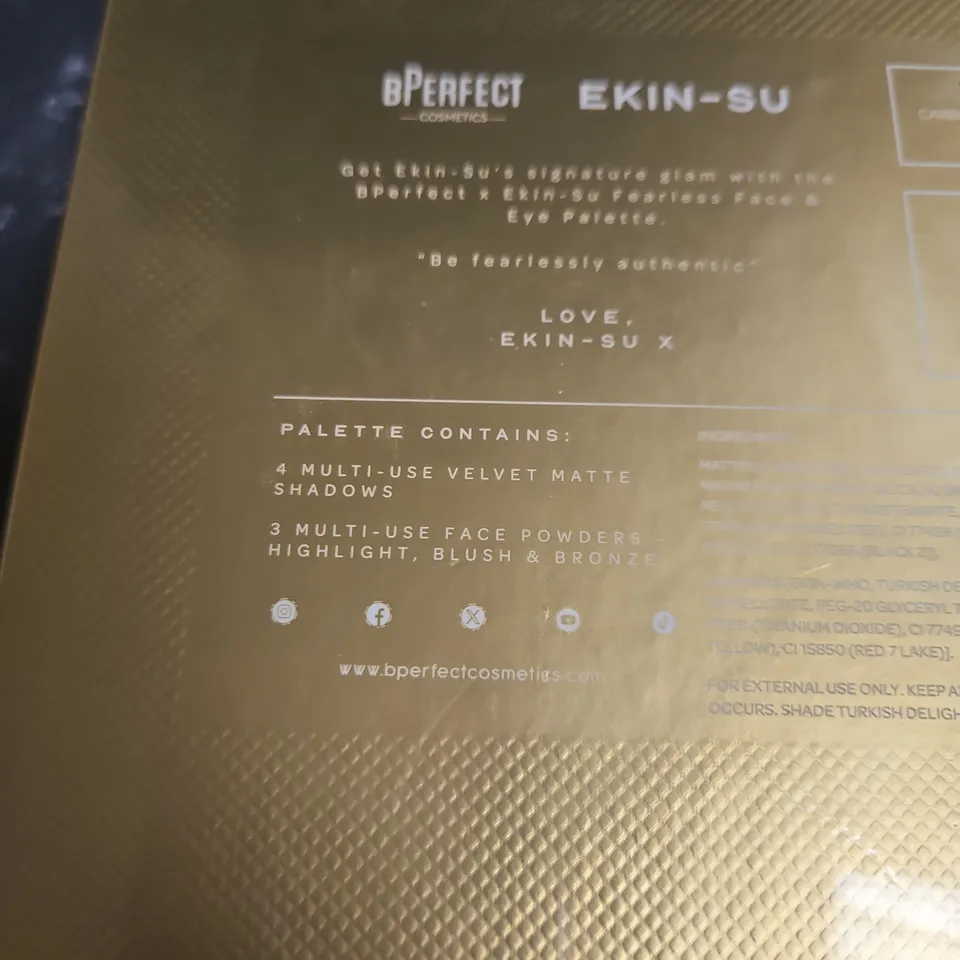 SEALED BPERFECT X EKIN-SU FEARLESS FACE & EYE PALETTE