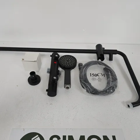 SHOWER RAIL KIT WITH HANDHELD SHOWER HEAD