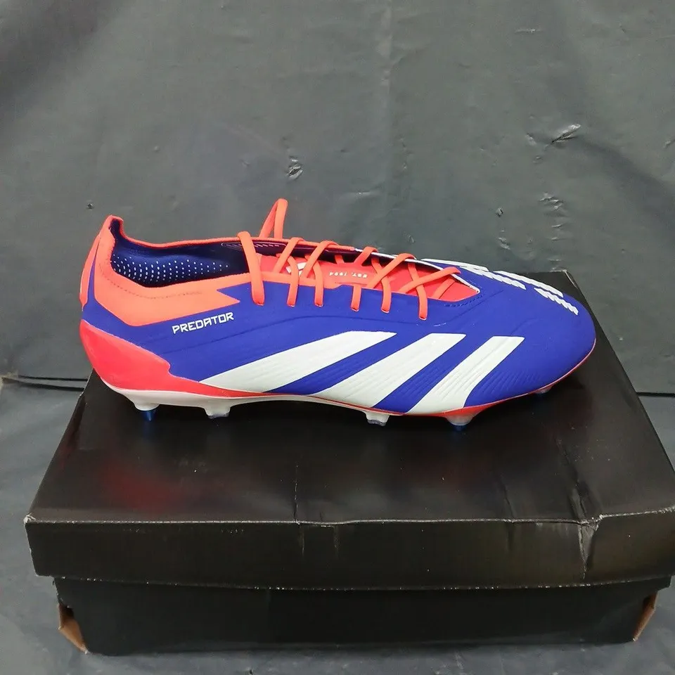 BOXED PAIR OF ADIDAS PREDATOR ELITE FOOTBALL BOOTS - 10.5