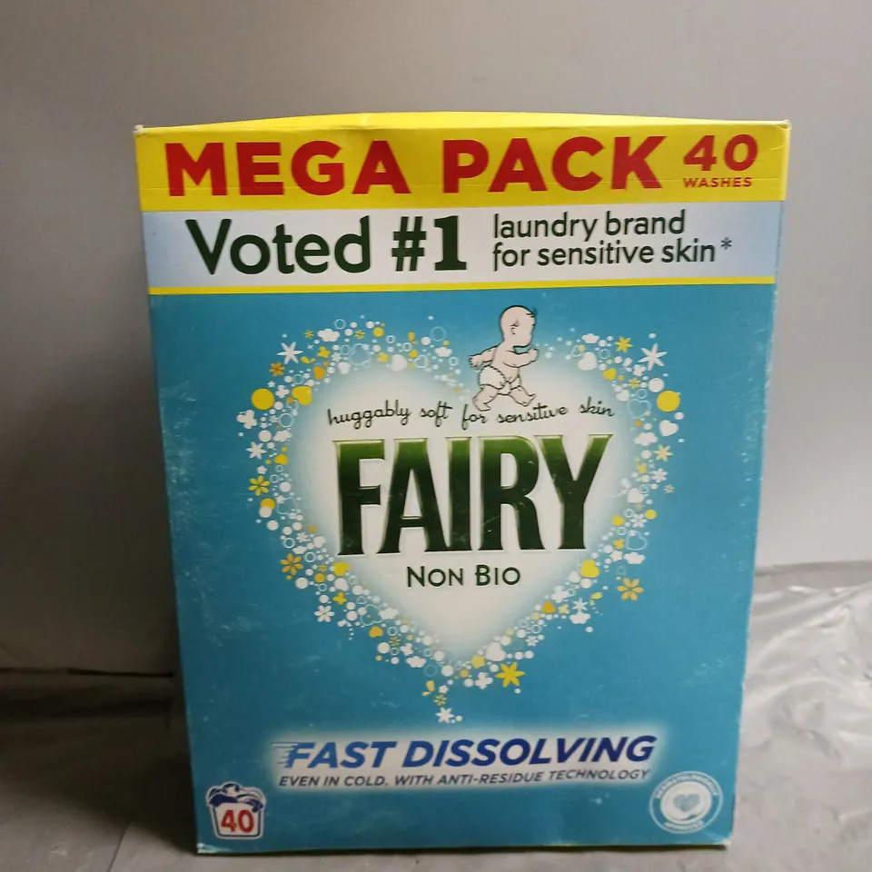 FAIRY NON BIO WASHING POWDER 2.4KG, 40 WASHES