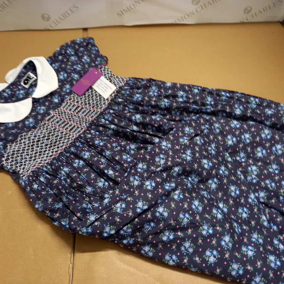 QUESTION EVERYTHING FLORAL DRESS - 8/9 YRS