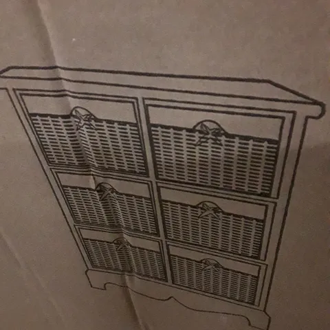 BOXED LICHFIELD 6 DRAWER STORAGE 