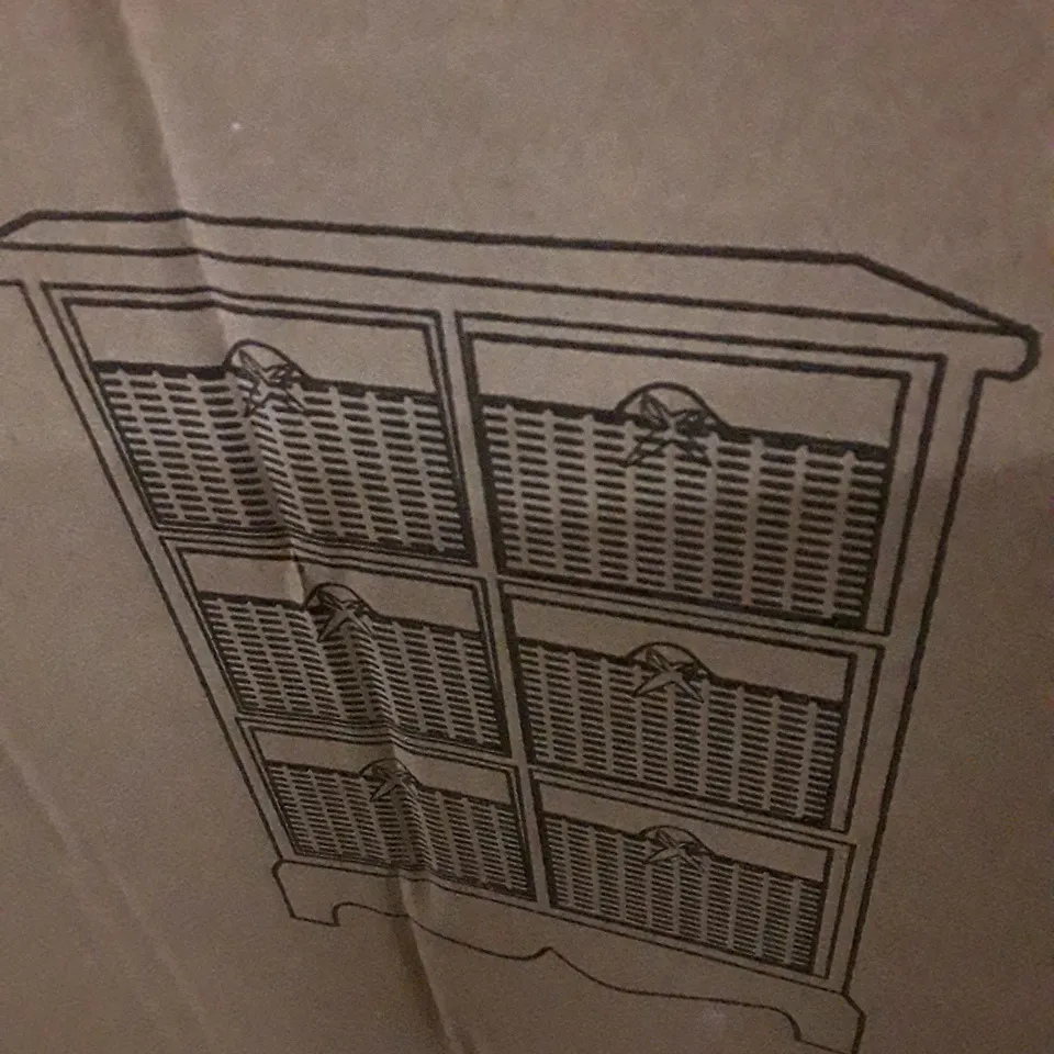 BOXED LICHFIELD 6 DRAWER STORAGE