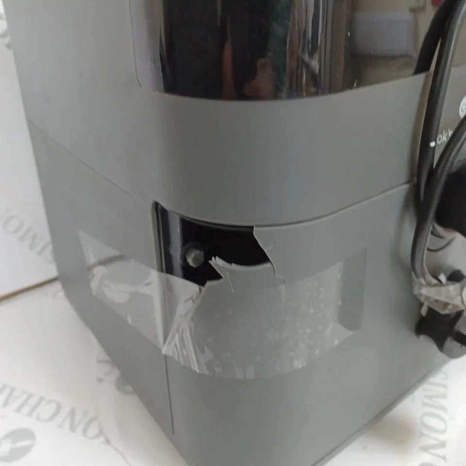 BOXED COOK'S ESSENTIALS 5.8L AIR FRYER, SLATE GREY