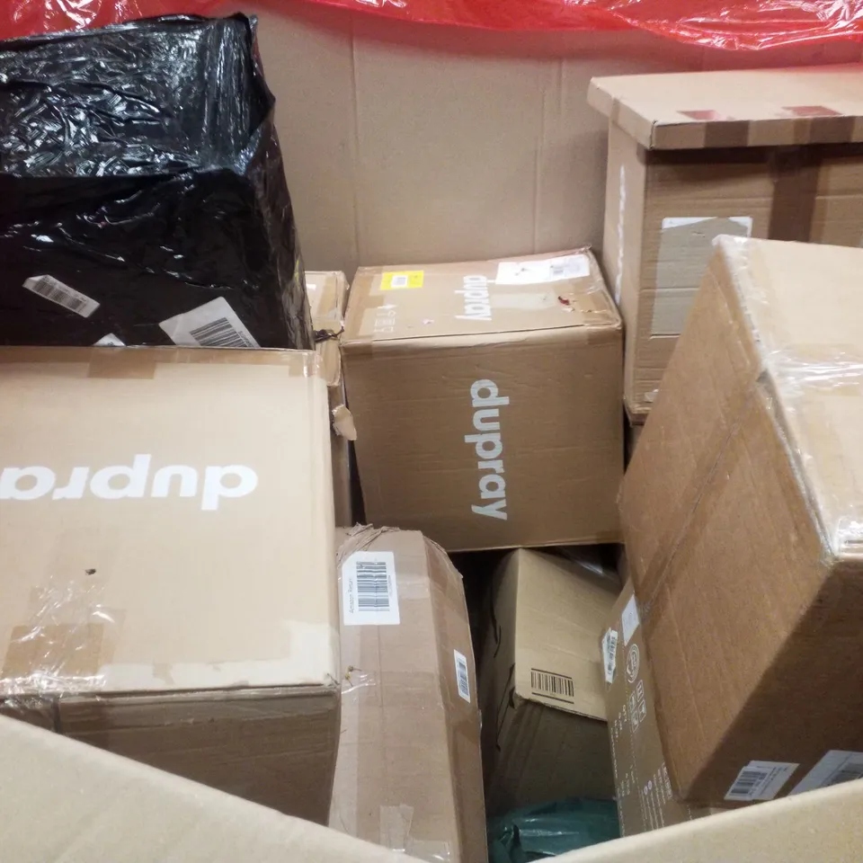 PALLET CONTAINING ASSORTED PRODUCTS INCLUDING MULTI-USE STEAM CLEANER, JAPANESE FUTON MATTRESS, STEAM CLEANER & STEEL CAT LITTER BOX