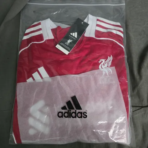 BAGGED ADIDAS LIVERPOOL HOME JERSEY - SMALL