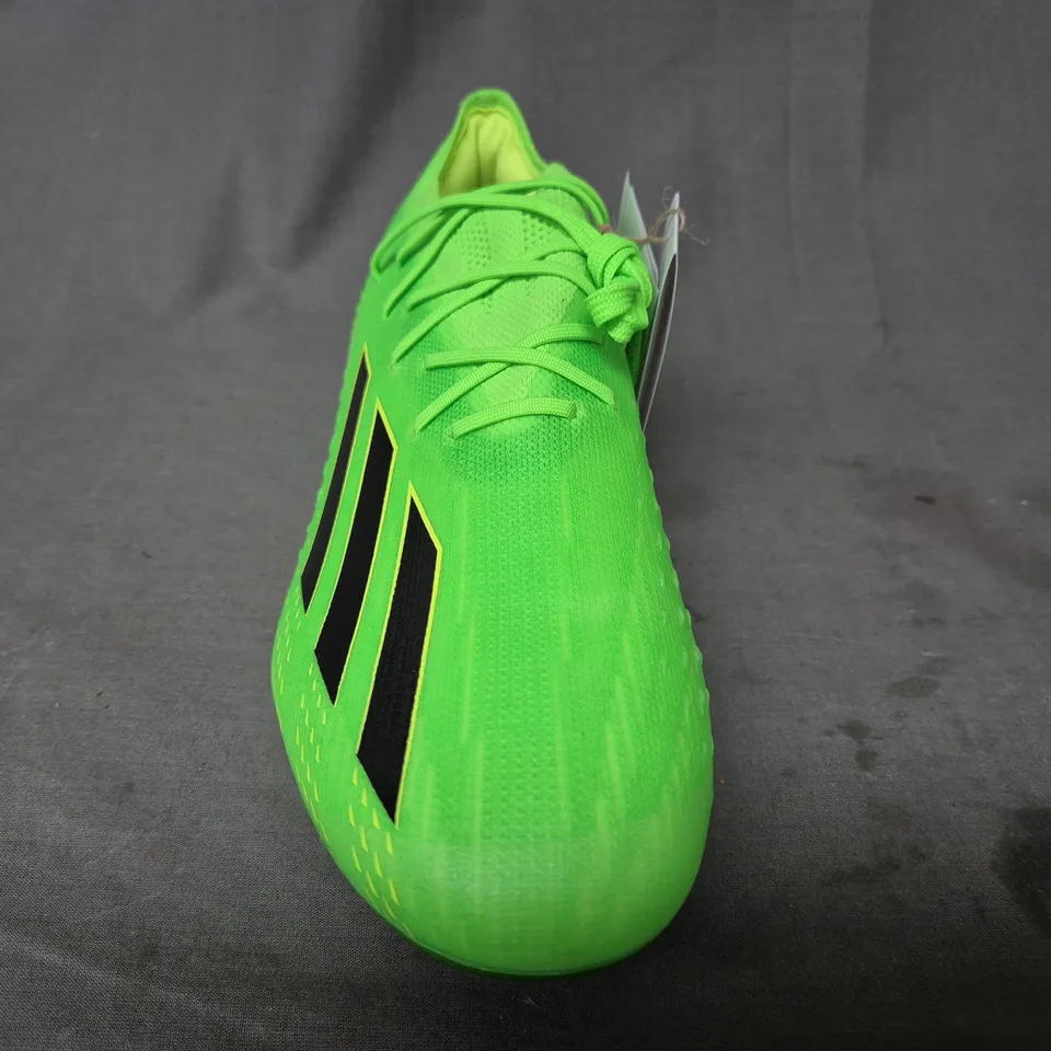 PAIR OF ADIDAS X SPEEDPORTAL.1 SG FOOTBALL BOOTS IN GREEN UK SIZE 9.5