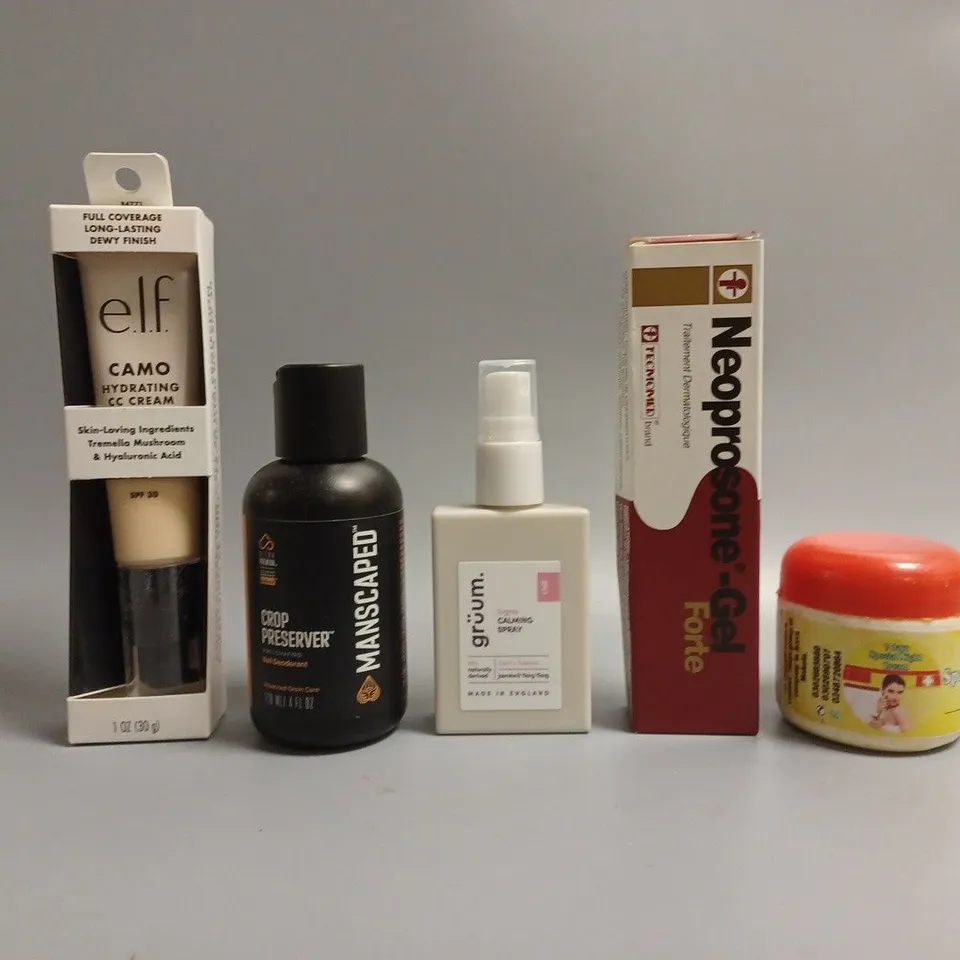 LOT OF APPROXIMATELY 20 COSMETICS ITEMS TO INCLUDE CC CREAM , NIGHT CREAM , CALMING SPRAY , ETC
