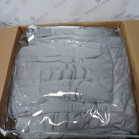 FINEST BED LINEN BY KELLY HOPPEN LATTE KING SIZE EMBROIDED SET