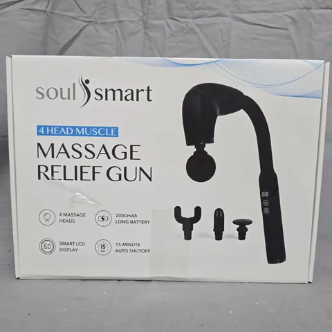 SOULSMART FASCIA GUN MASSAGE RELIEF GUN – BOXED