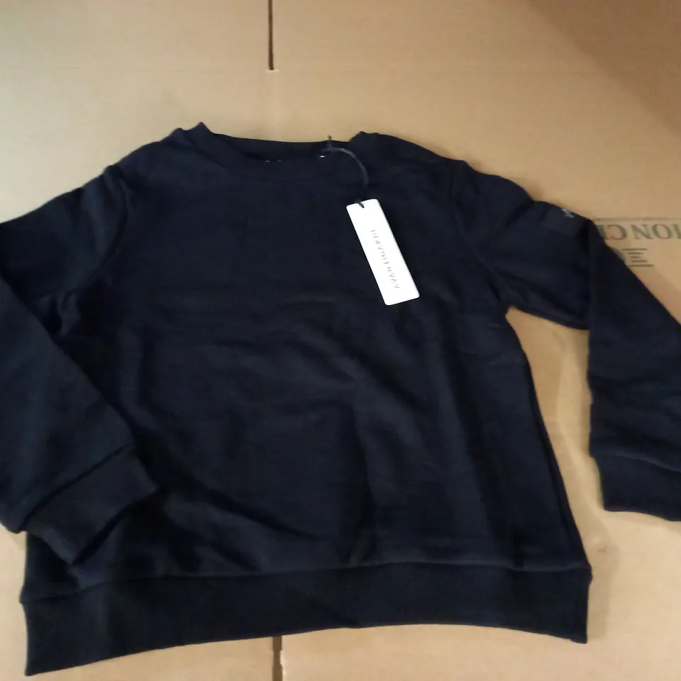 AVANT GARDE PATCH CREW SWEATER - 9-10 YEARS