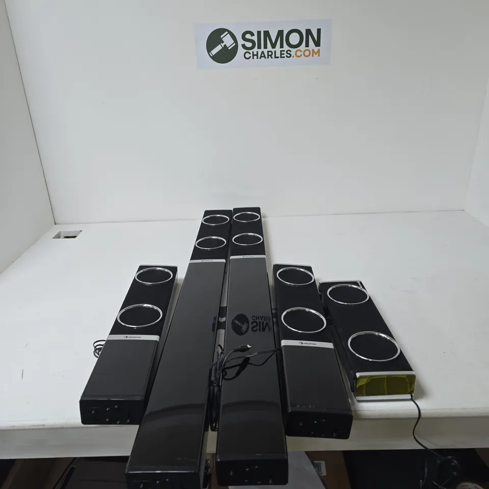 SET OF 5 ASSORTED AUNA SPEAKERS BOXED