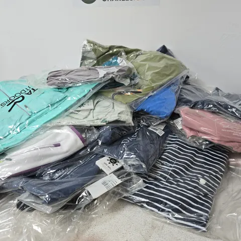 BOX OF APPROXIMATELY 47 BRAND NEW REGATTA CLOTHING ITEMS IN VARIOUS STYLES , COLOURS AND SIZES