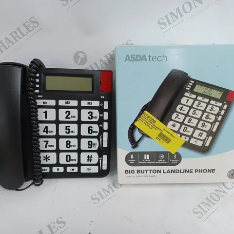 BOXED BIG BUTTON LANDLINE PHONE