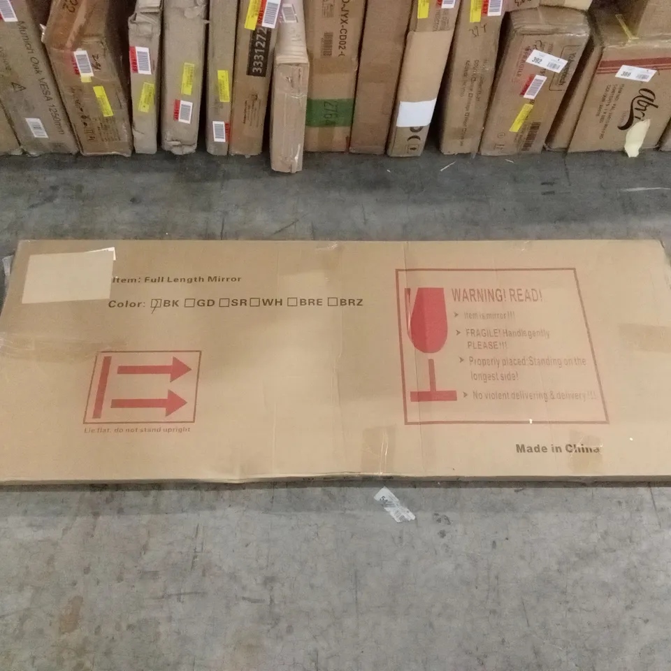 BOXED METAL RECTANGLE MIRROR (1 BOX)