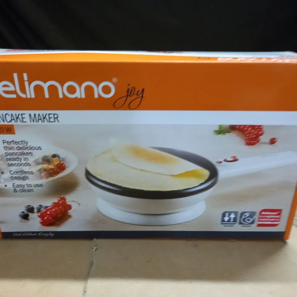 BOXED AS NEW DELIMANO 800W PANCAKE MAKER