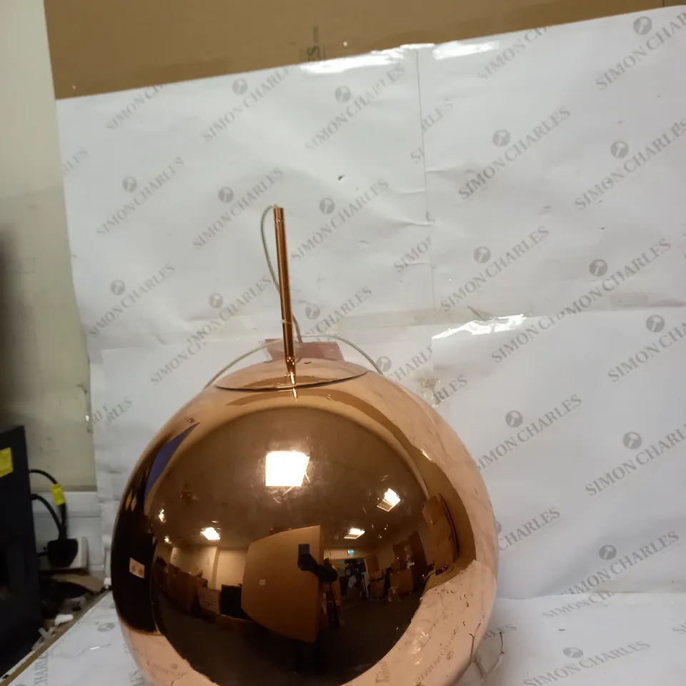 TOM DIXON ROSE GOLD PENDANT 