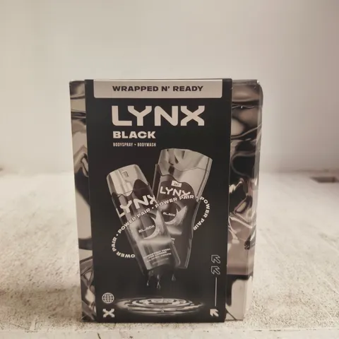 LYNX BLACK 3-IN-1 BODY SPRAY & BODY WASH DUO – 150ML + 225ML (BOXED)