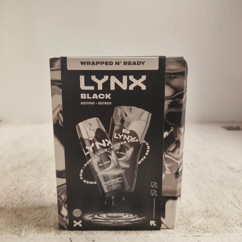 LYNX BLACK 3-IN-1 BODY SPRAY & BODY WASH DUO – 150ML + 225ML (BOXED)