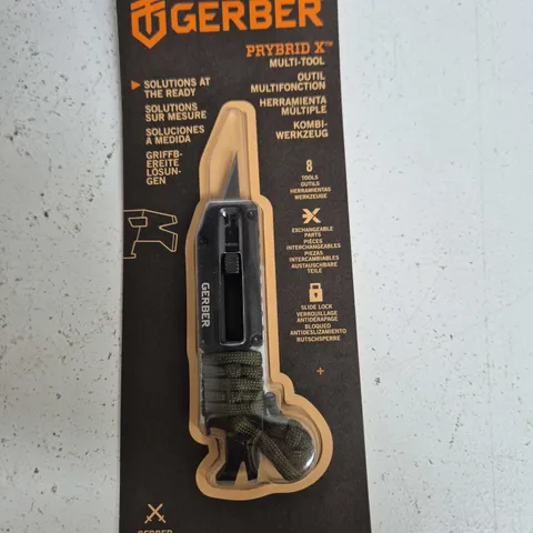 GERBER PRYBRID X MULTI-TOOL WITH PARACORD LANYARD (8 TOOLS)