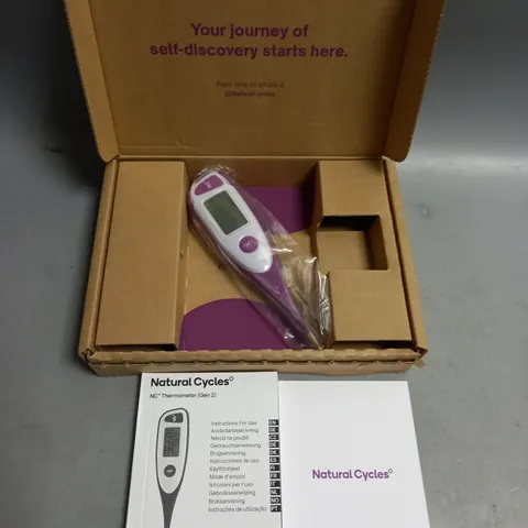 BOXED NATURAL CYCLES THERMOMETER FOR PREGNANCY AND CONTRACEPTION