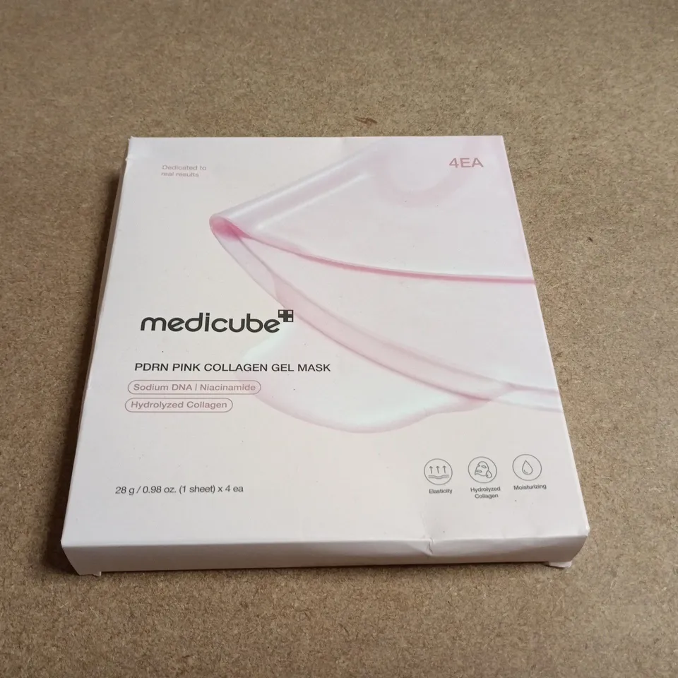 MEDICUBE PDRN PINK COLLAGEN GEL MASK – 4 SHEETS
