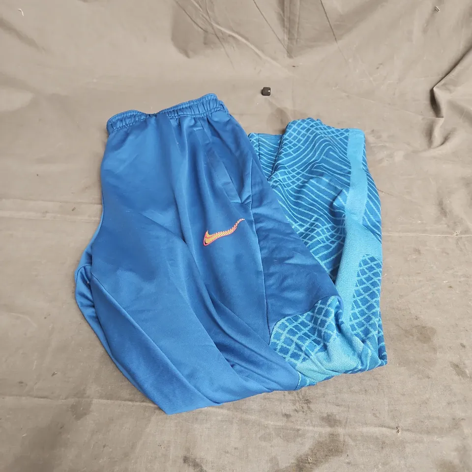 NIKE DRI-FIT SLIM FIT JOGGERS IN BLUE MIX SIZE XL
