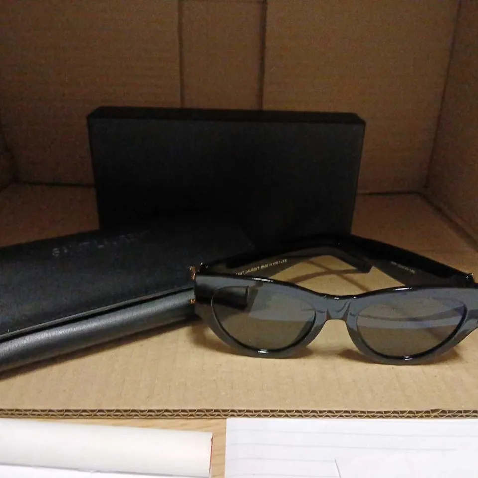 YVES SAINT LAURENT SUNGLASSES – BLACK, MADE IN ITALY