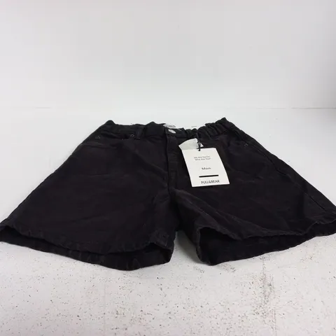 PULL&BEAR MOM DENIM SHORTS – BLACK, UK 6 (EU 34, US 2)
