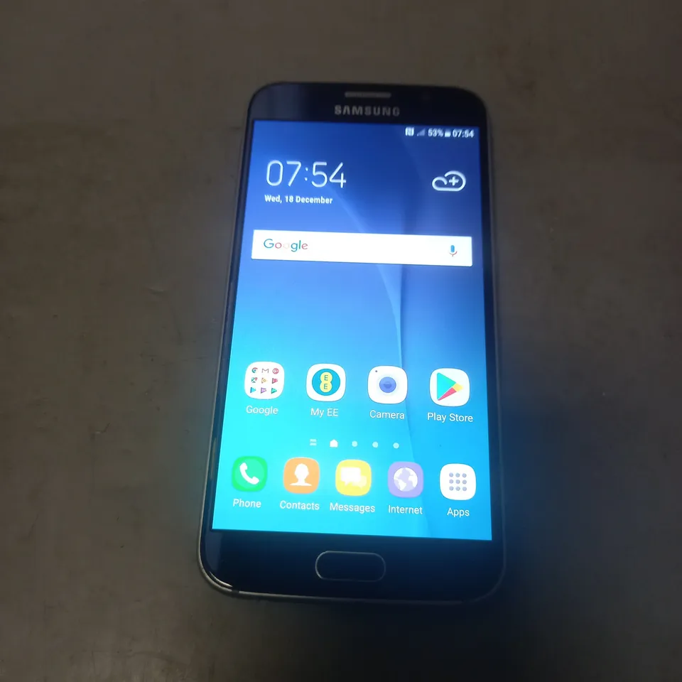 SAMSUNG GALAXY 6 SMARTPHONE IN BLACK