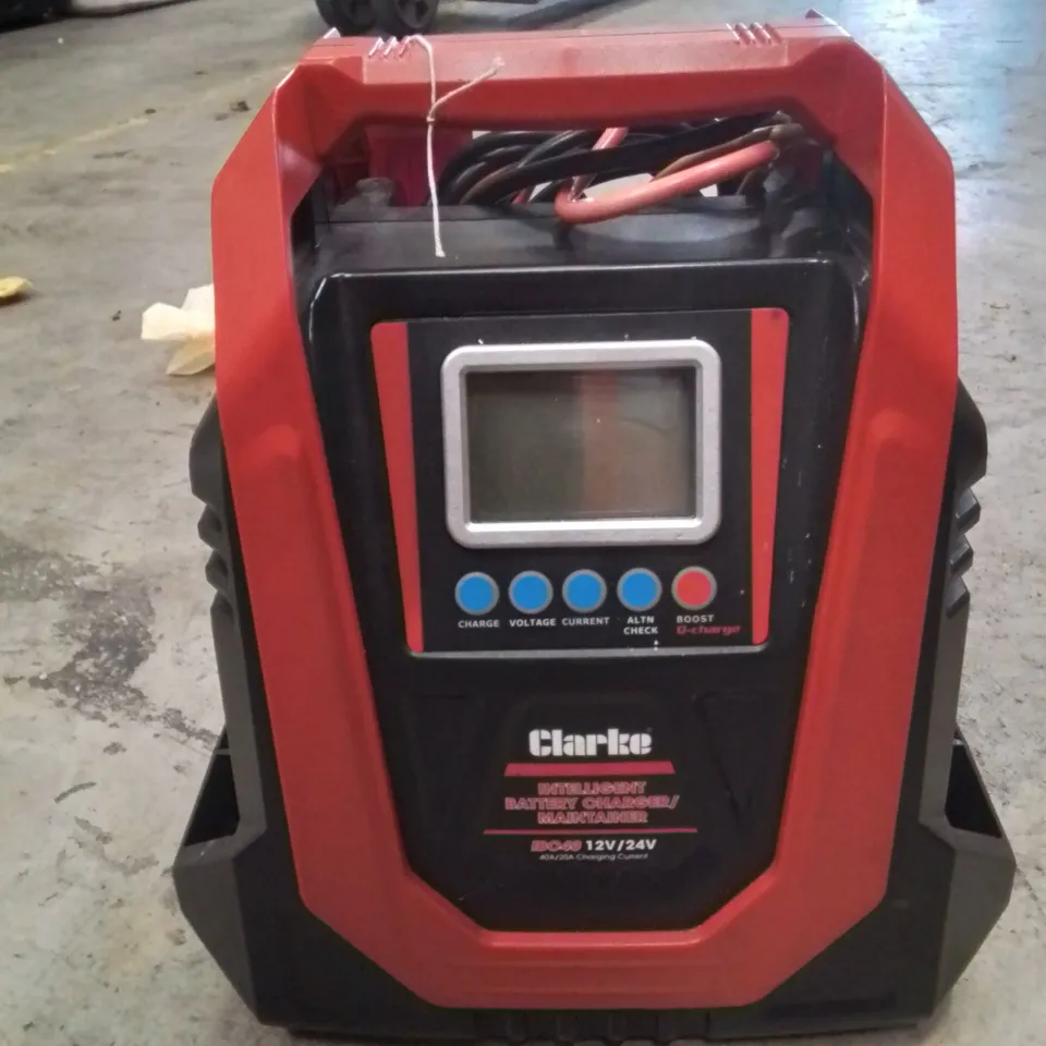 CLARKE INTELLIGENT BATTERY CHARGER/MAINTAINER – 12V/24V (PORTABLE)