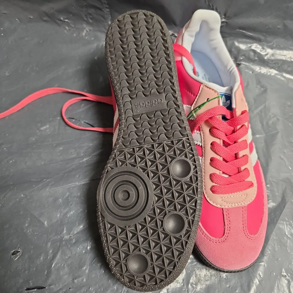 ADIDAS SAMBA KIDS' SNEAKERS – PINK & PEACH SIZE 6