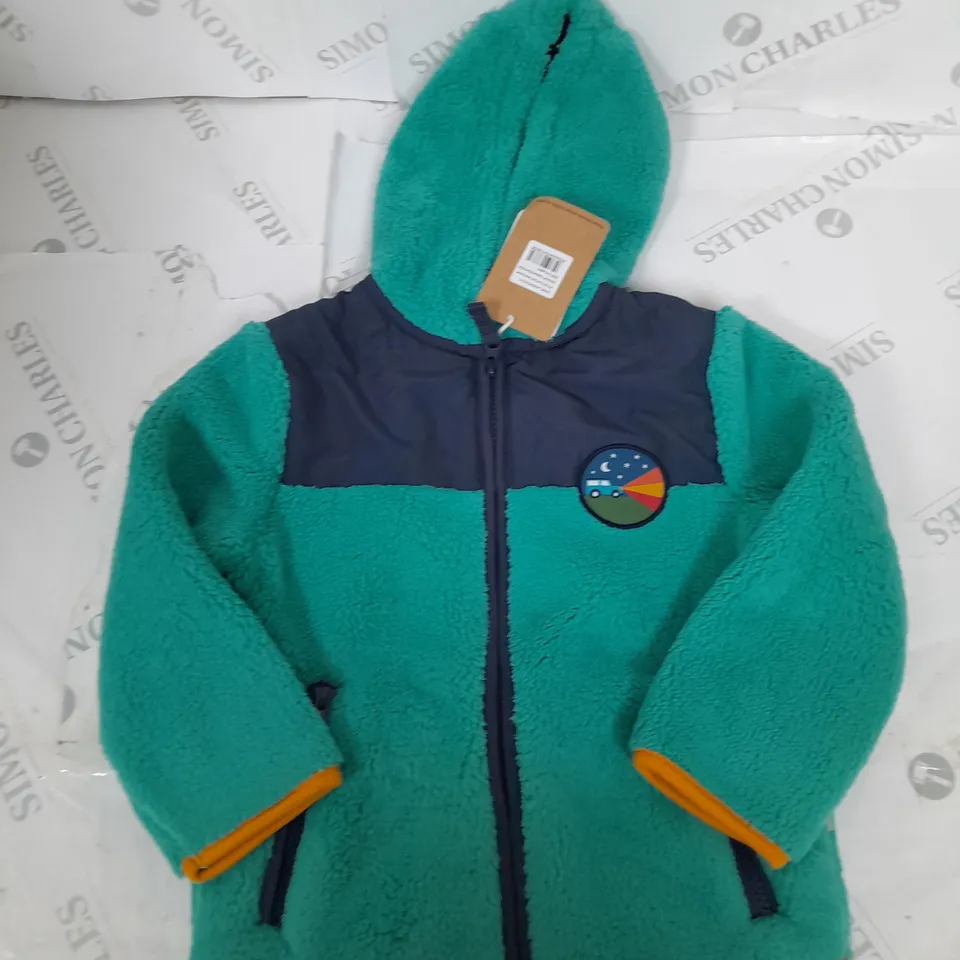 FRUGI THEO TED FLEECE JACKET SIZE 3-4 YEARS