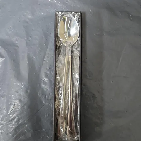 PERSONALISED GRANDPARENTS STAINLESS STEEL CUTLERY SET IN BLACK GIFT BOX