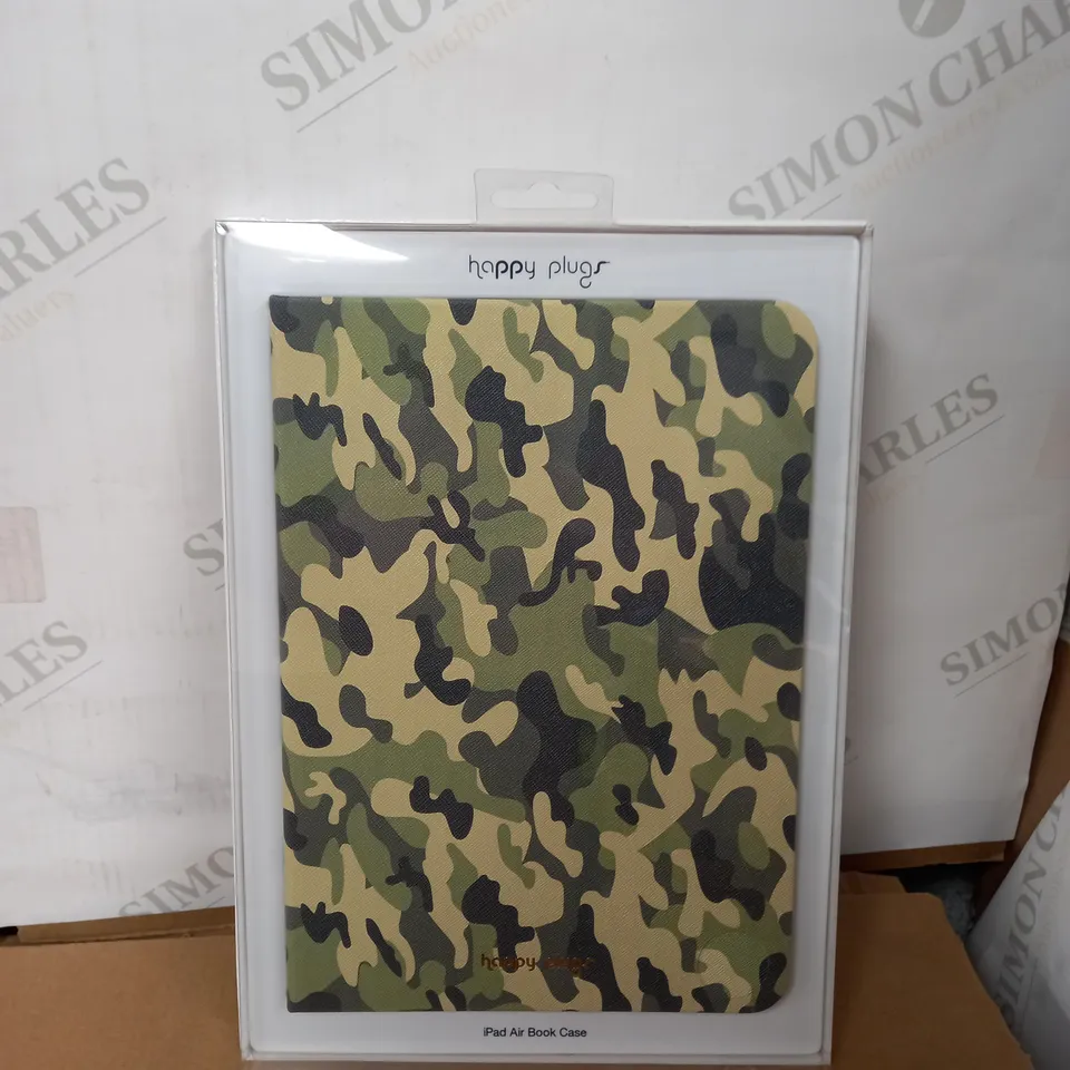 LOT OF 10 HAPPY PLUGS IPAD AIR BOOK CASES - CAMO
