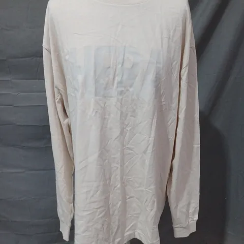 HERA LONG SLEEVE T-SHIRT IN CREAM - SMALL