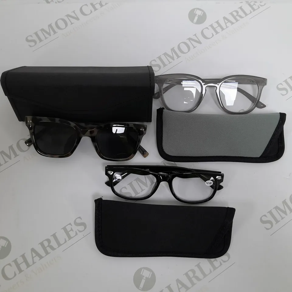 HUMMINGBIRD SUNGLASSES AND READING GLASSES GREY MIX 2