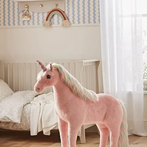 BOXED CUDDLE CO. STANDING UNICORN - RAINBOW