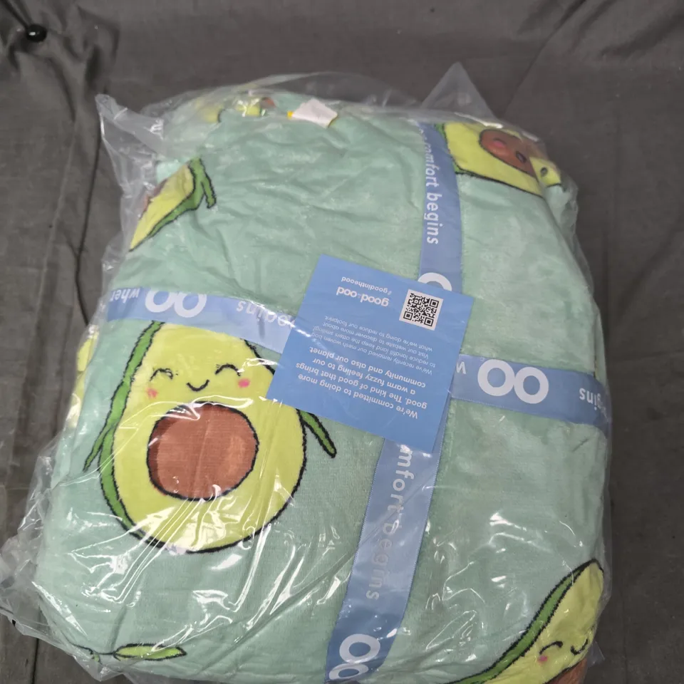 SEALED OODIE OVERSIZED HOODED BLANKET - AVOCADO