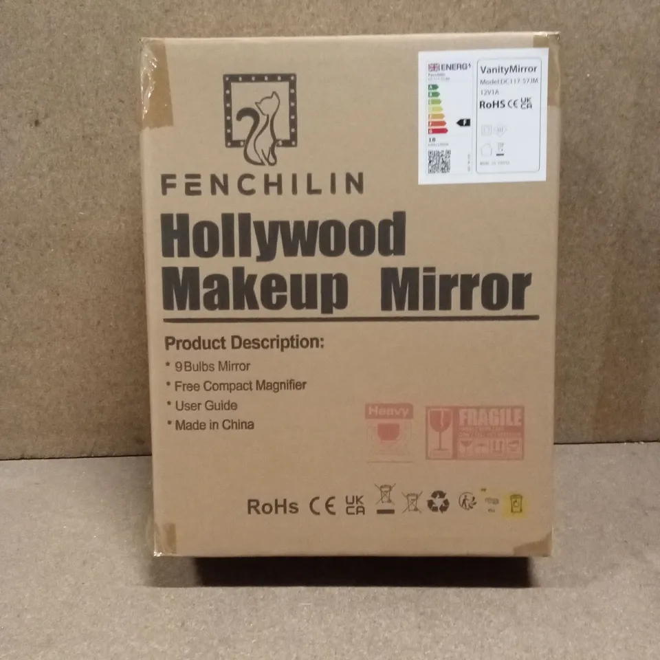 BOXED 17 STORIES MOREEN BLUETOOTH LED MIRROR SIZE: 36cm x 30.5cm