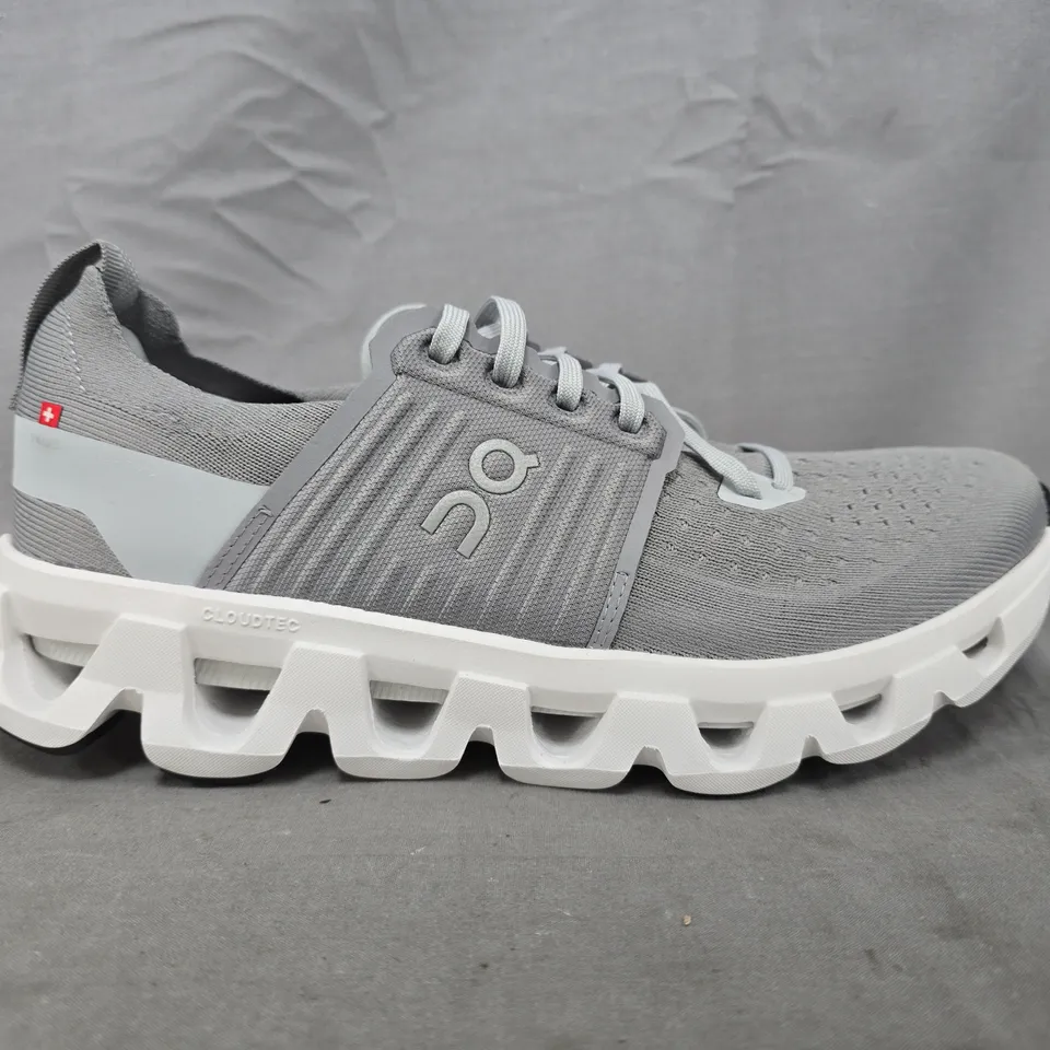 UNBOXED PAIR OF ON CLOUDSWIFT TRAINERS IN GREY SIZE UK 8