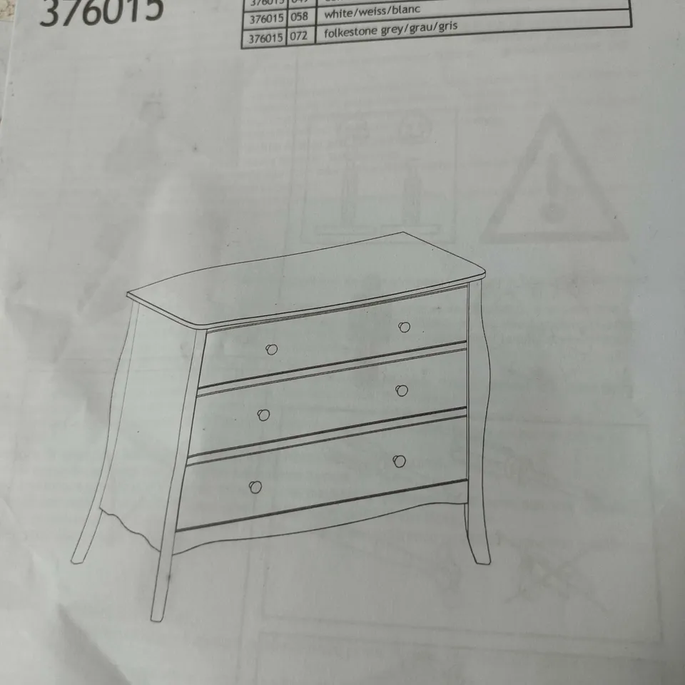 CHEST OF DRAWERS, 4-DRAWER, MODEL 376015