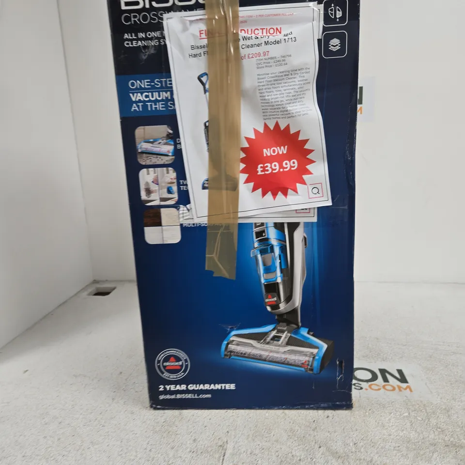 BISSELL CROSSWAVE 3-IN-1 ALL-IN-ONE MULTI-SURFACE CLEANING SYSTEM – BOXED