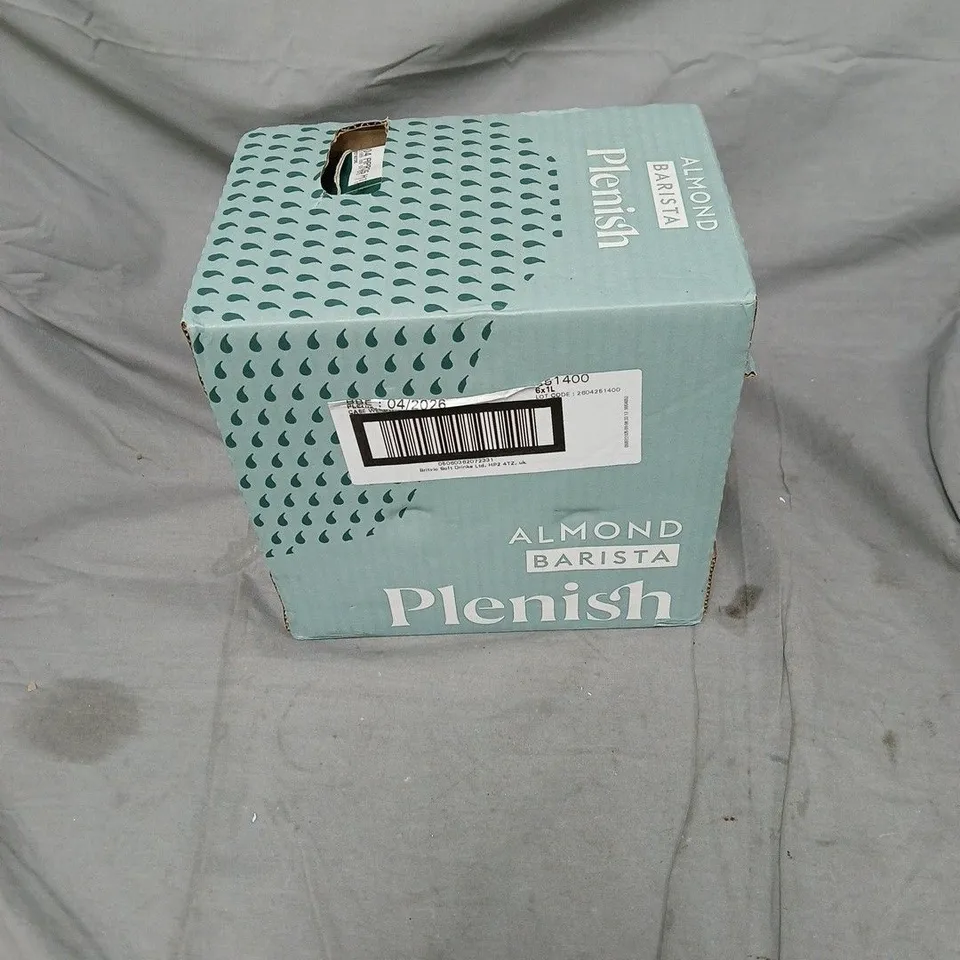 PLENISH ALMOND BARISTA MILK – 6 X 1L BULK BOX