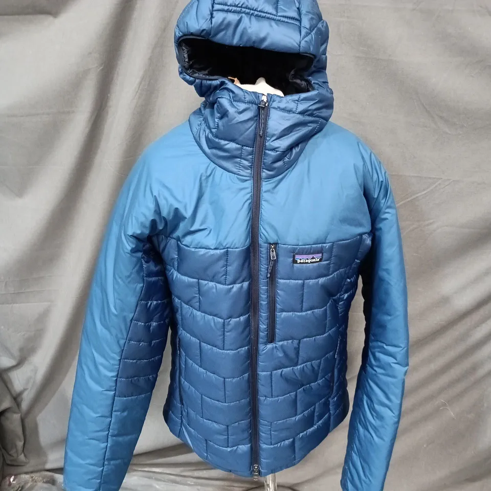 PATAGONIA MEN'S HI-LOFT NANO PUFF HOODY – CLEMENT BLUE, SIZE M