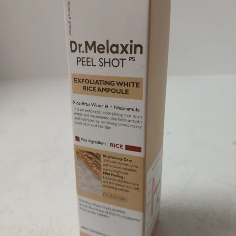 SEALED DR.MELAXIN PEEL SHOT EXFOLIATING WHITE RICE AMPOULE 80ML
