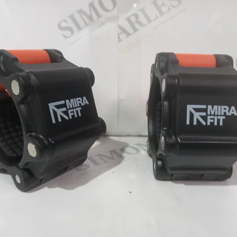 BOXED MIRAFIT SET OF 2 MAGNETIC OLYMPIC BARBELL COLLARS