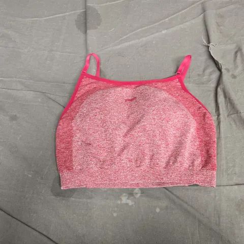 GYMSHARK WOMEN'S SPORTS BRA - PINK HEATHER, XL