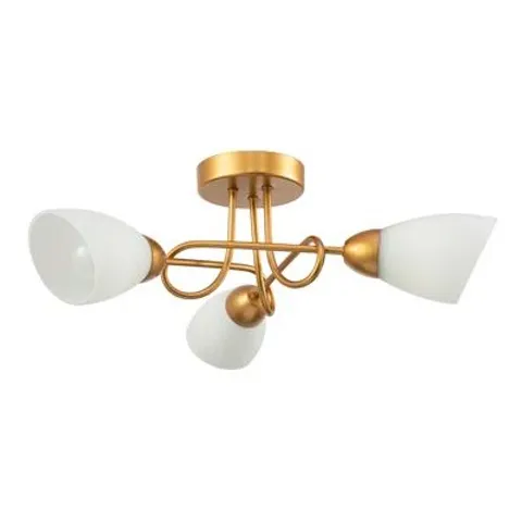 BOXED SEMI FLUSH MOUNT